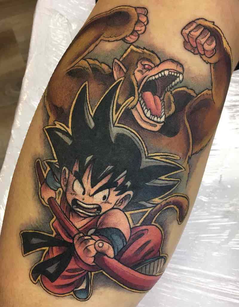 Goku Tattoo by Enrik Gispert