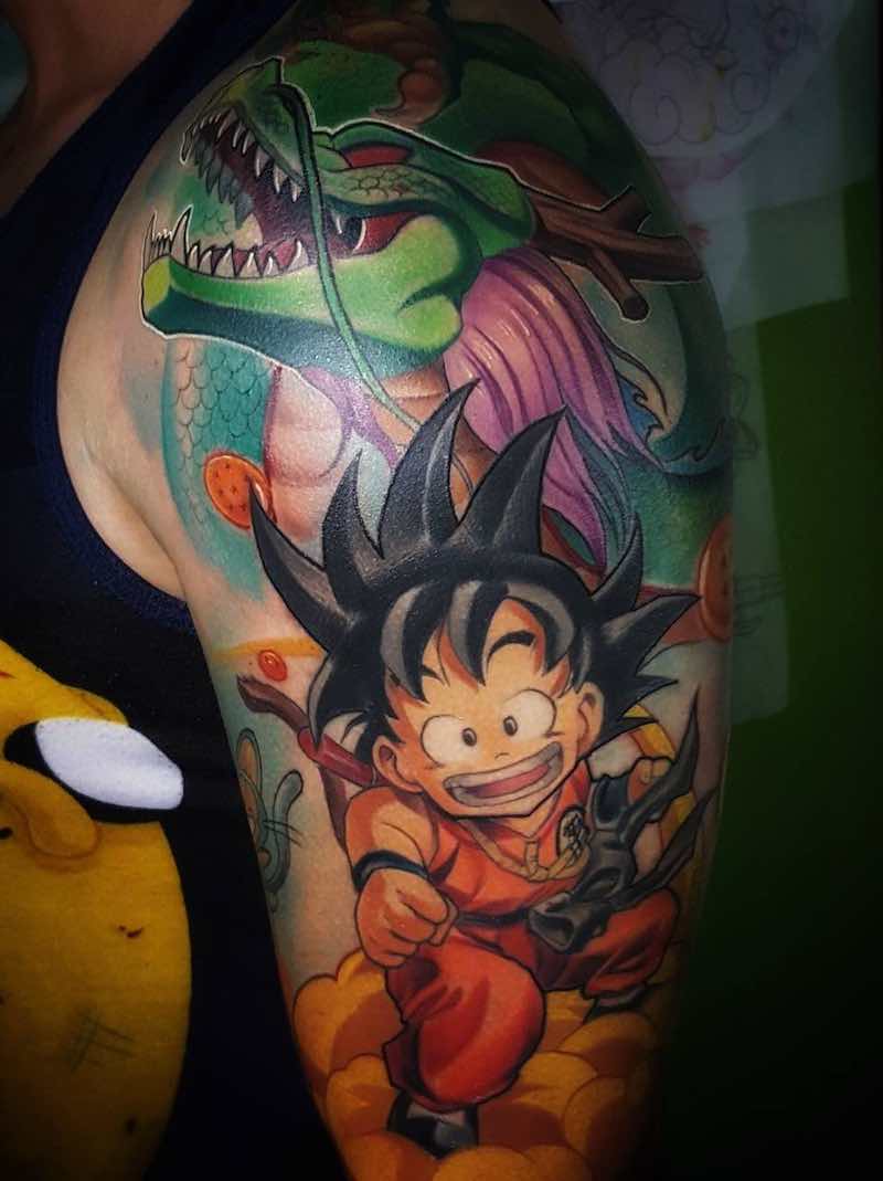 Goku Tattoo by Luis Bonilla