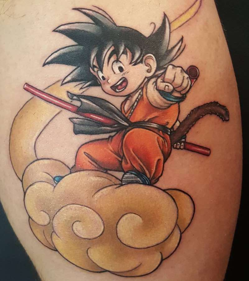 Goku Tattoo by Nicole Willingham