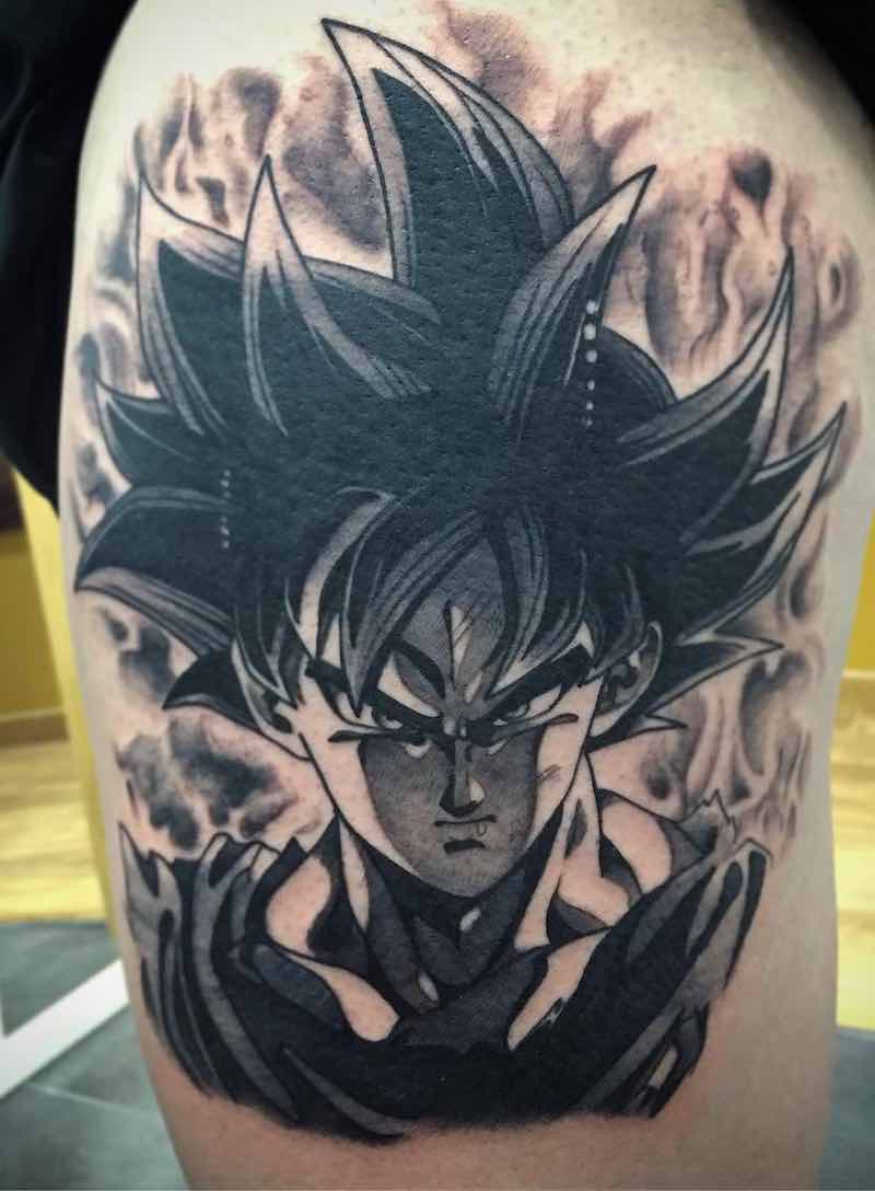 Goku Tattoo by Pablo Ramos Romero