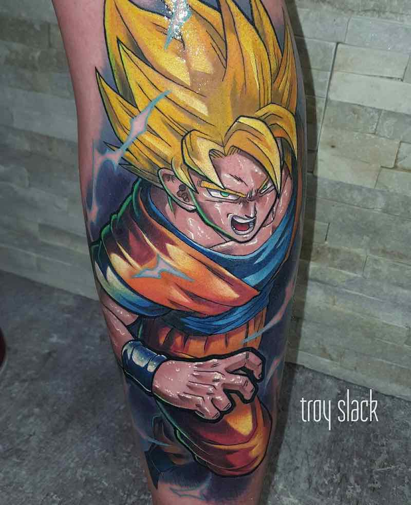 Goku Tattoo by Troy Slack -