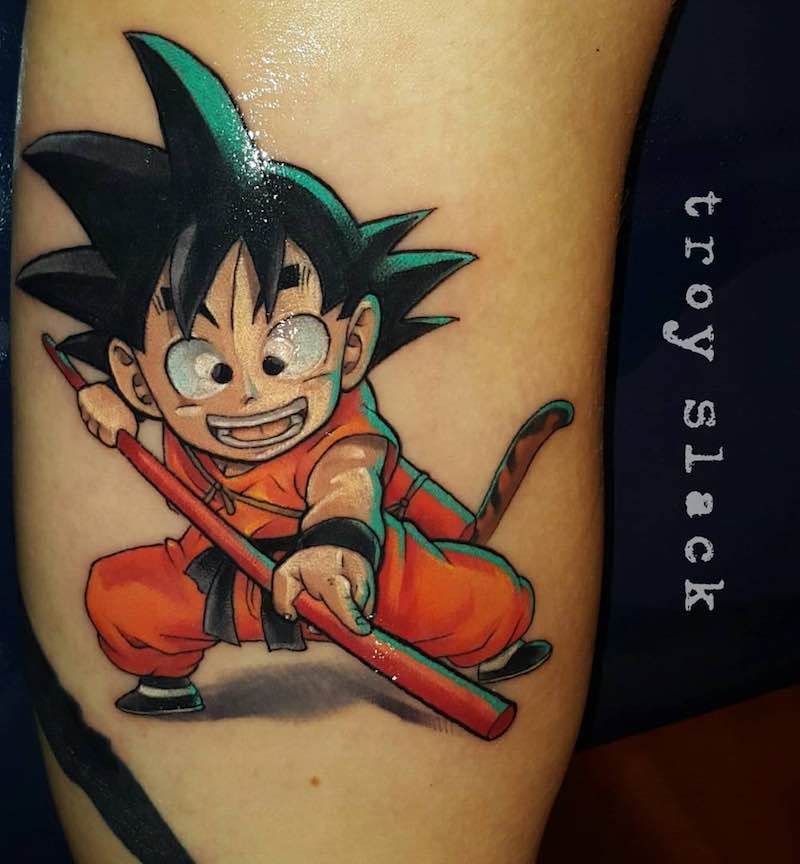 Goku Tattoo by Troy Slack-