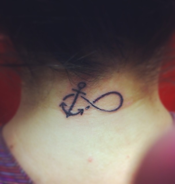 Infinity Anchor Tattoo by Alex