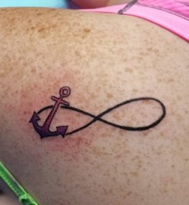 Infinity Anchor Tattoo by Infinity Ink