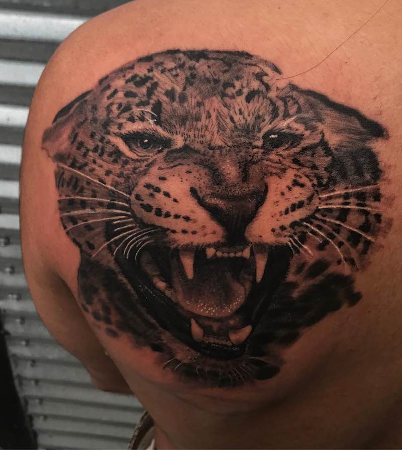 Jaguar Tattoo by Charro Sanchez