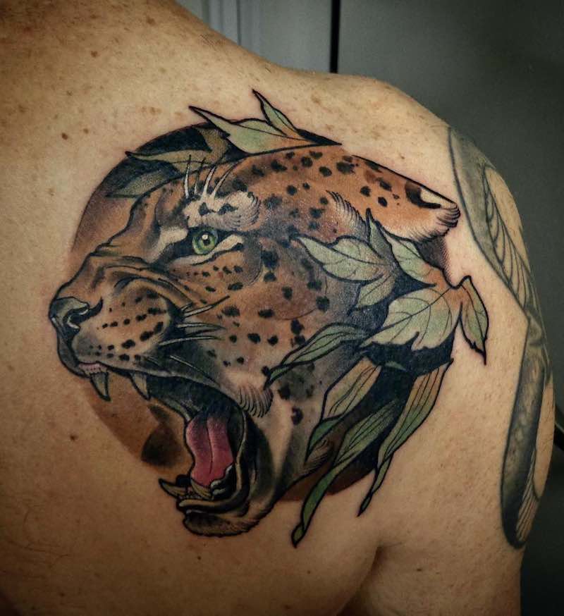 Jaguar Tattoo by Dan Jones
