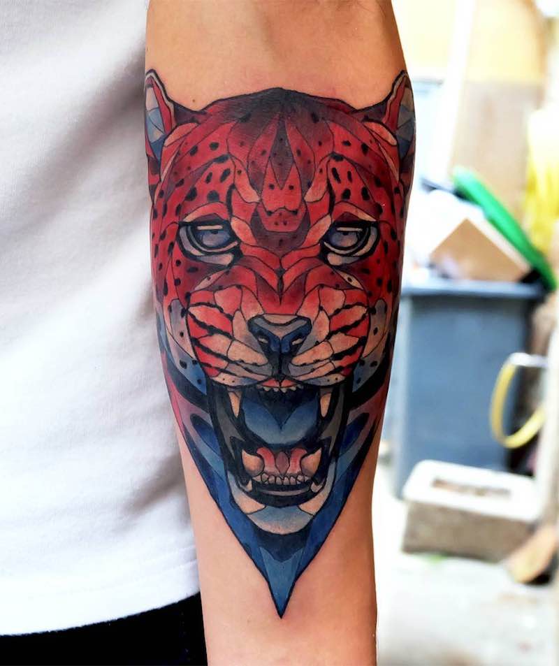 Jaguar Tattoo by Dusty Brasseur