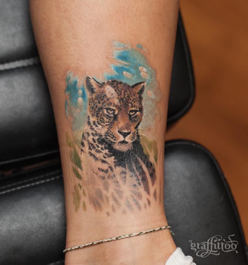 Jaguar Tattoo by Graffittoo