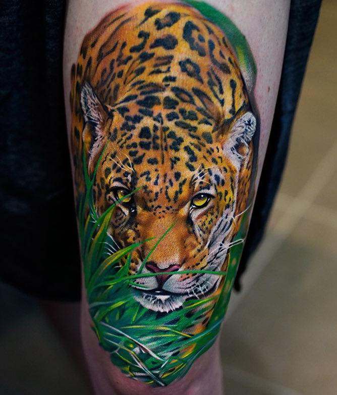 Jaguar Tattoo by Khan Tattoo