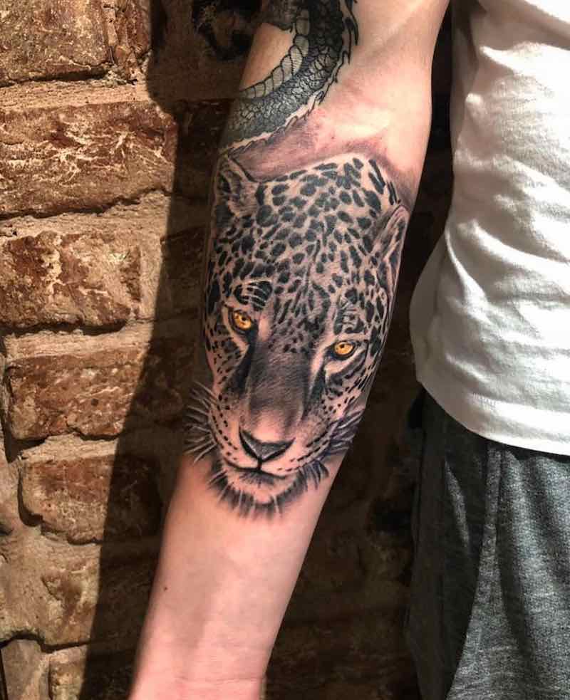 Jaguar Tattoo by Mehmet Art Tattoo