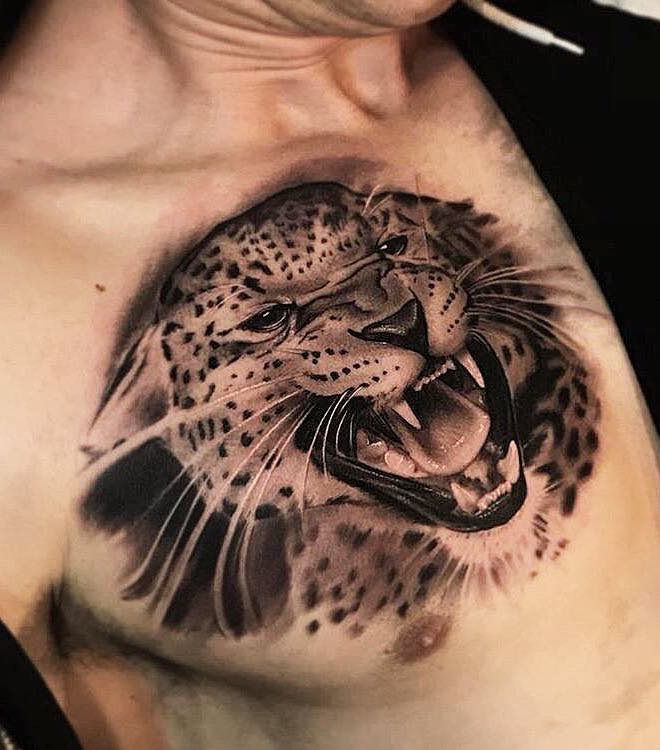 Jaguar Tattoo by Mike Flores