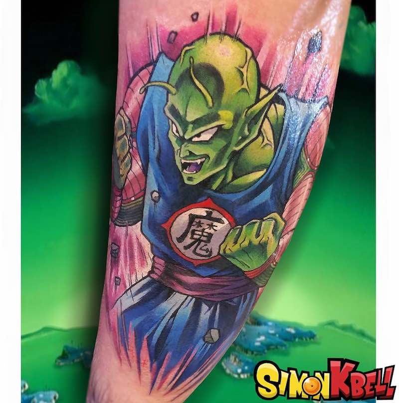 King Piccolo Tattoo by Simon K Bell