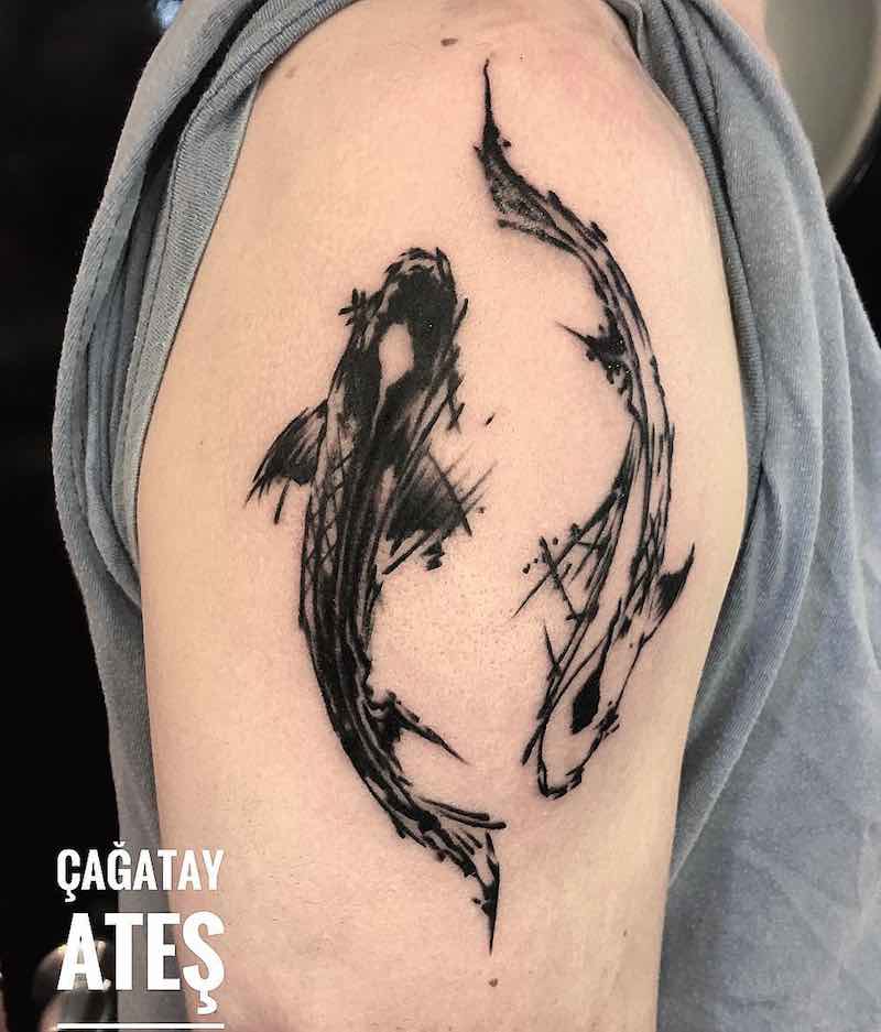 Koi Tattoo by Cagatay Ates