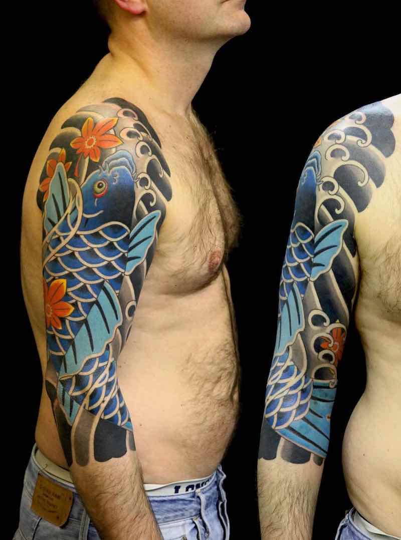 Koi Tattoo by Luca Ortis