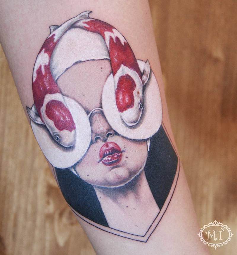 Koi Tattoo by Melek Tastekin