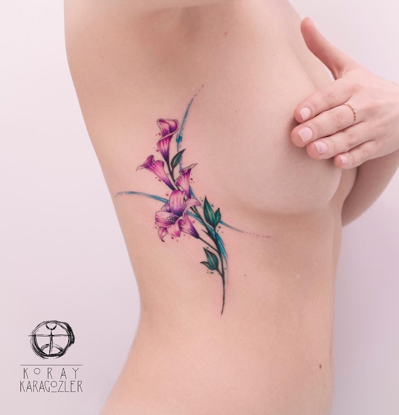 Lily Tattoo by Koray Karagozler
