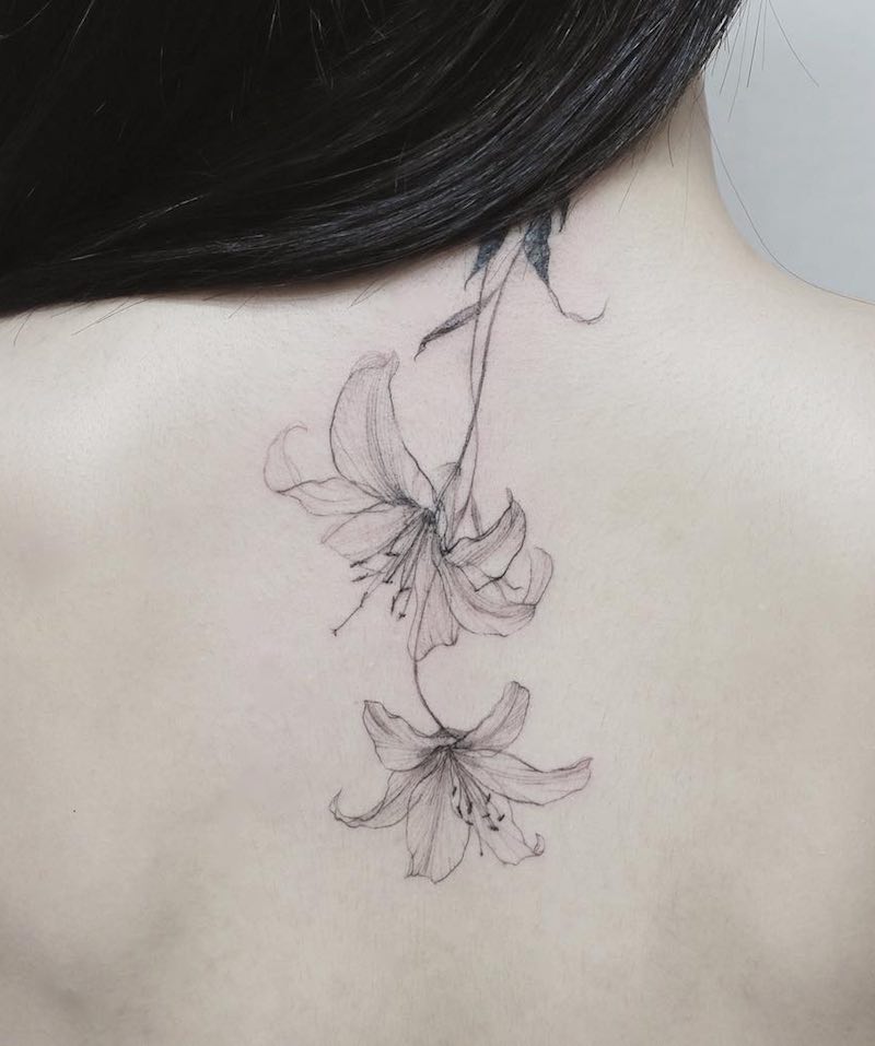 Lily Tattoo by Tattooist Flower