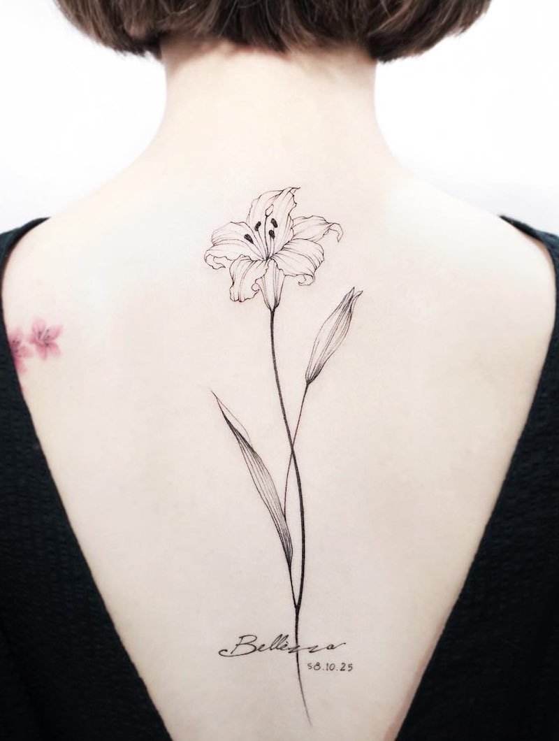 Lily Tattoo by Tattooist IDA