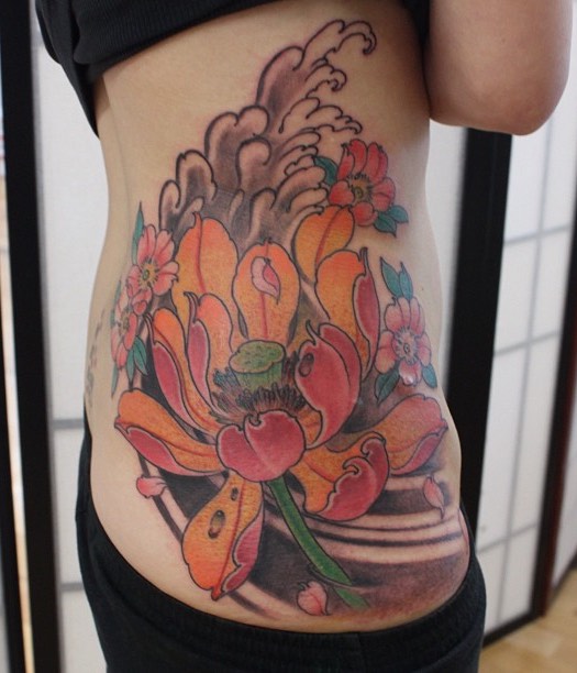 Lotus Tattoo by Camila Rocha