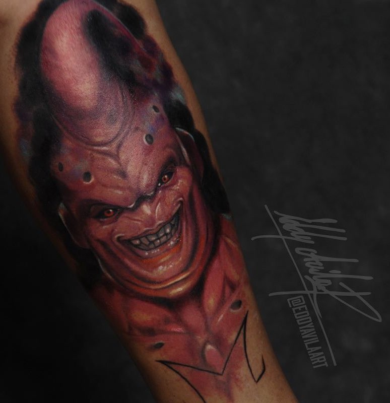 Majin Buu Tattoo by Eddy Avila