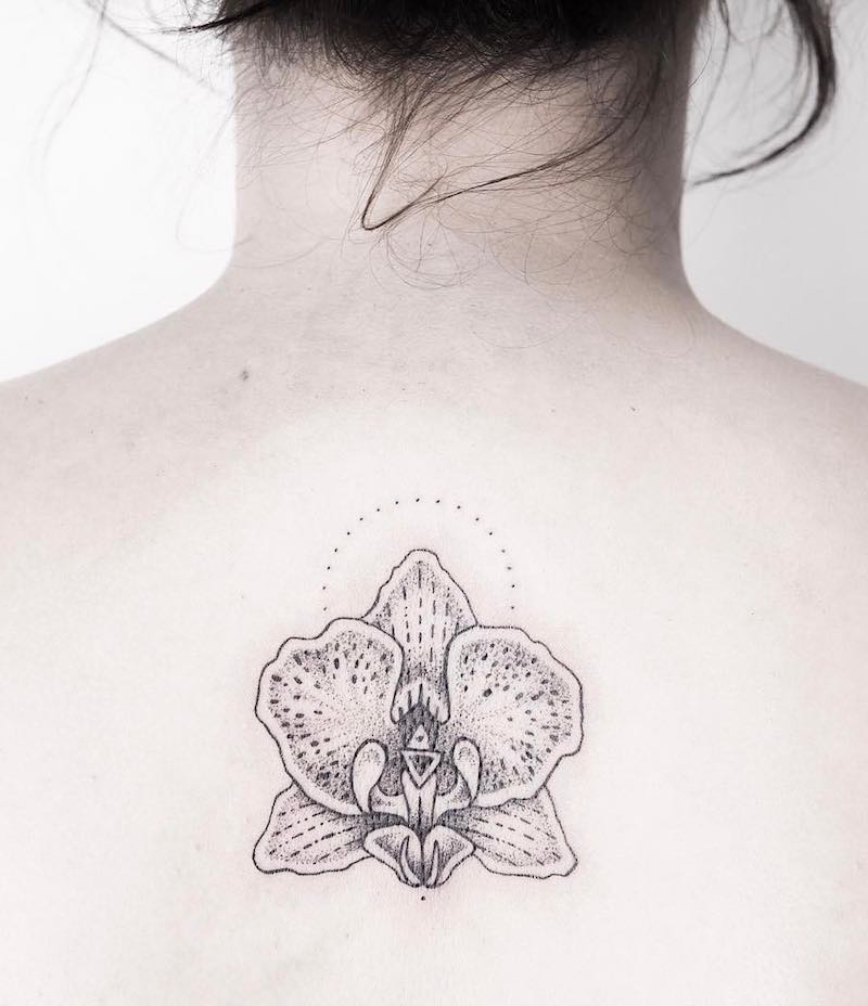 Orchid Tattoo by Anna Reh