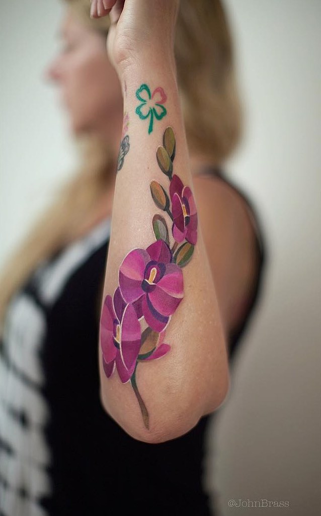 Orchid Tattoo by Ivan Androsov