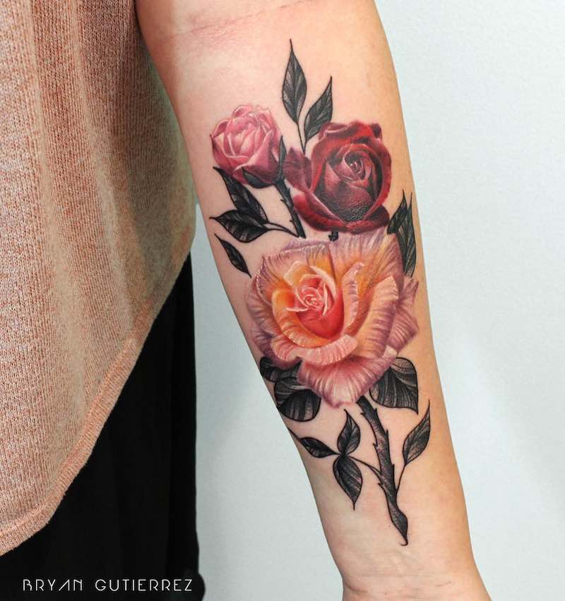 Rose Tattoo by Bryan Gutierrez
