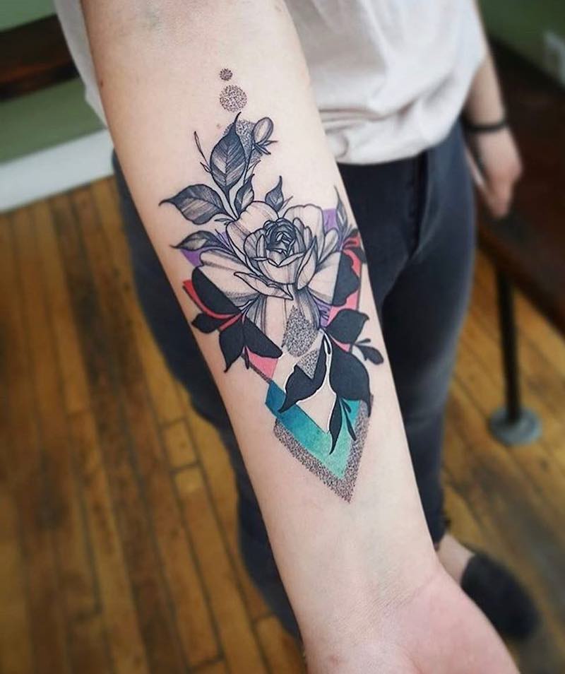 Rose Tattoo by Cameron Pohl