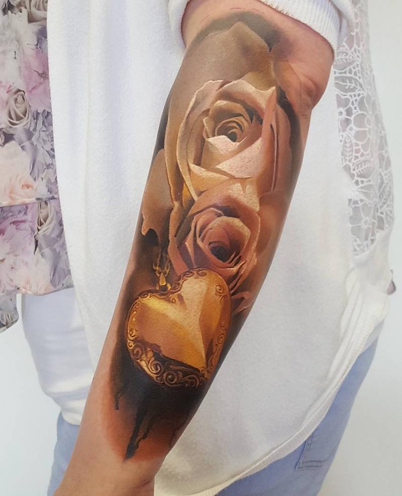 Rose Tattoo by Tomek Lapa