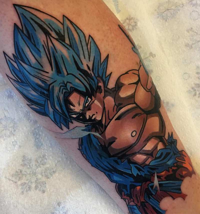 SSB Goku Tattoo by Dane Grannon