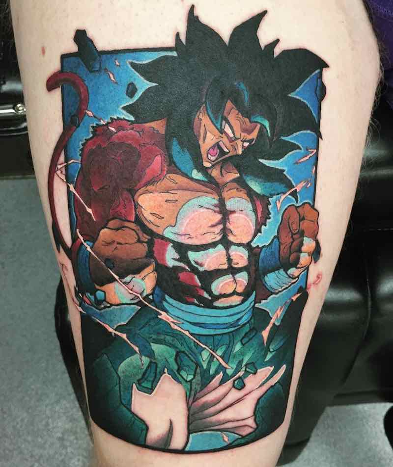 SSJ4 Goku Tattoo by Ashley Newton