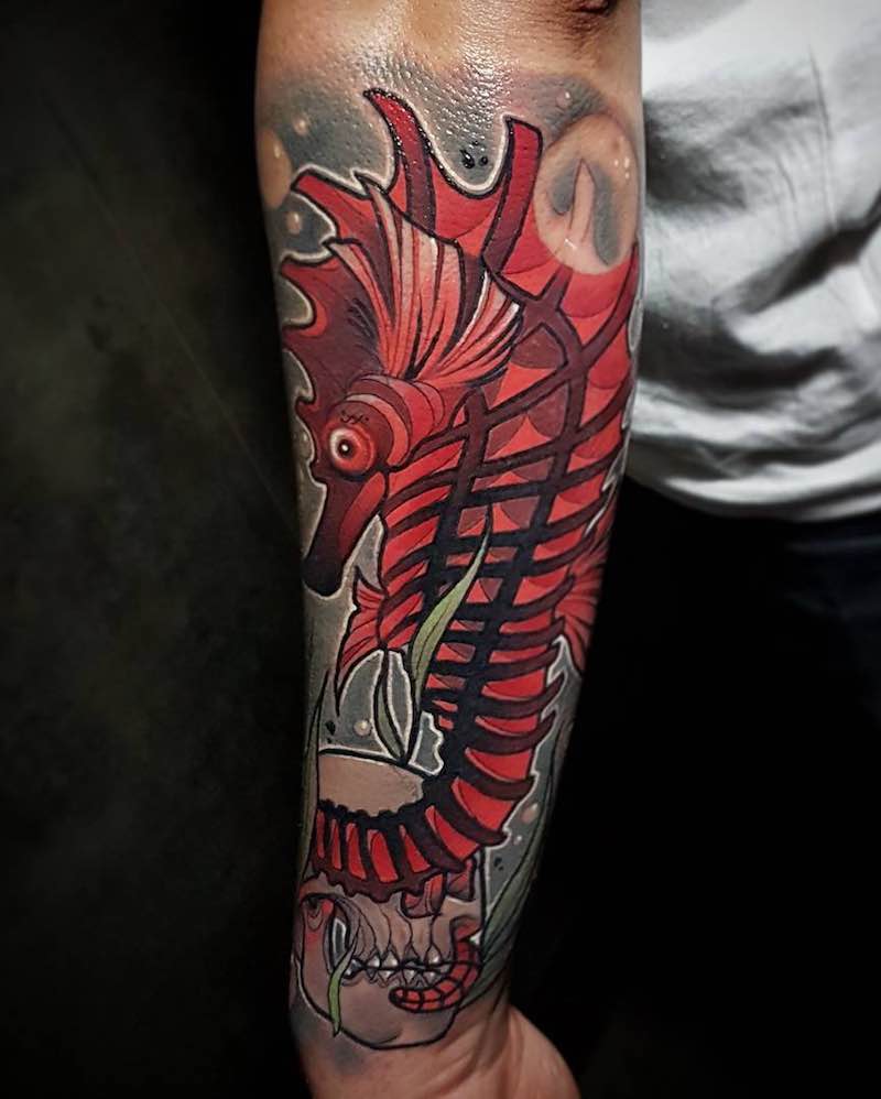 Seahorse Tattoo Eric Moreno