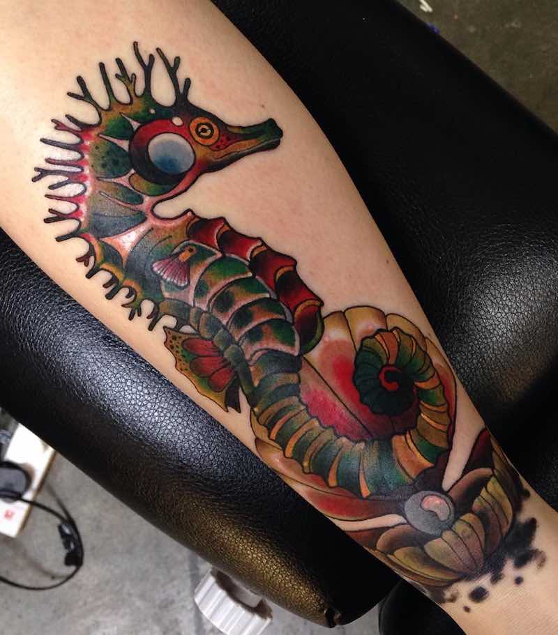 Seahorse Tattoo Lou Hopper