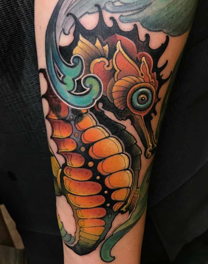 Seahorse Tattoo - Matt Stebly