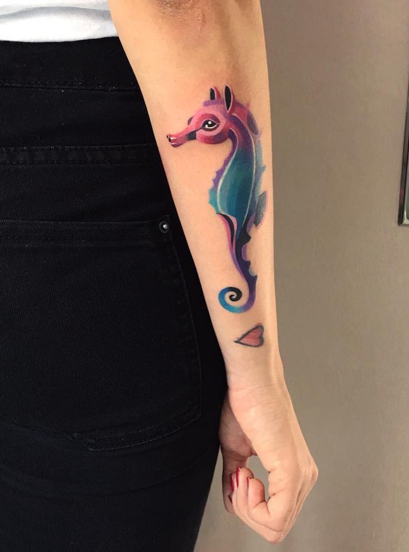 Seahorse Tattoo - Sasha Unisex