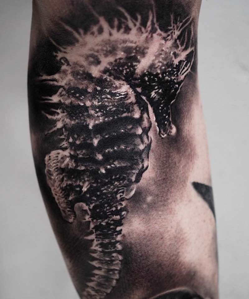 Seahorse Tattoo by Bran D
