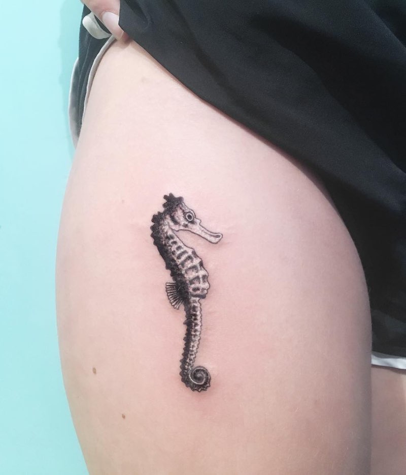 Seahorse Tattoo by Briana Robinson