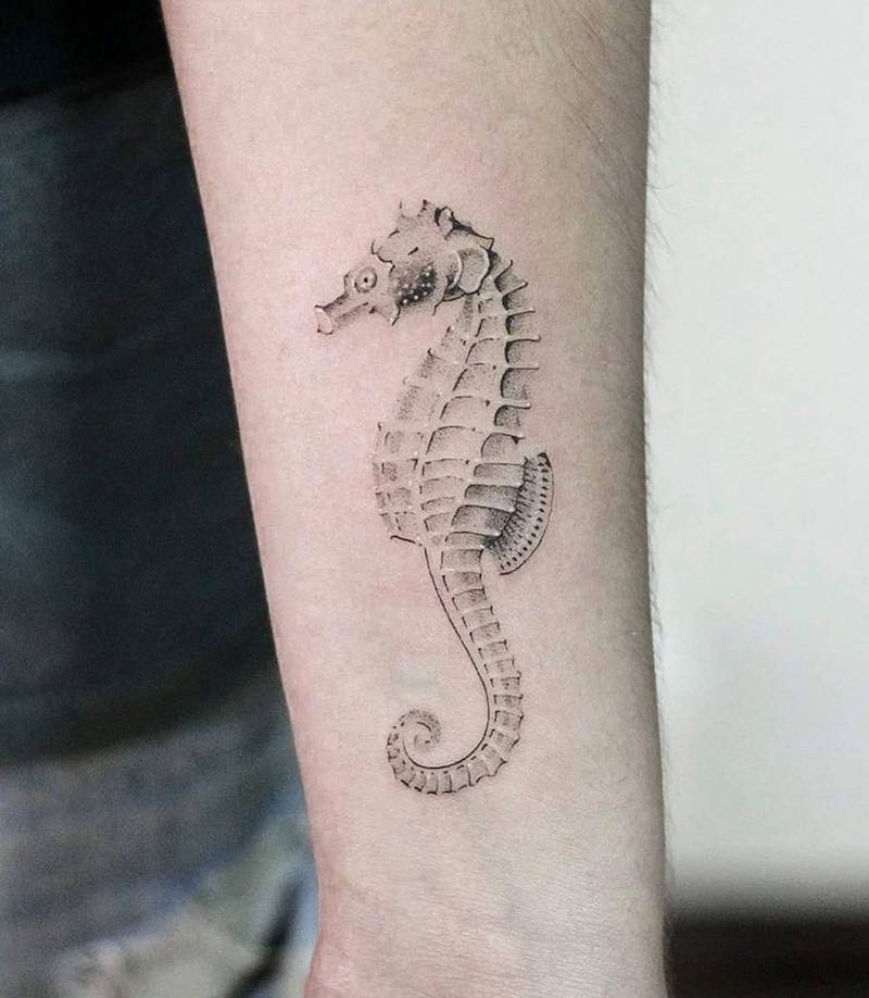 Seahorse Tattoo by Fury Art