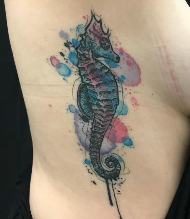 Seahorse Tattoo by Jf Biron