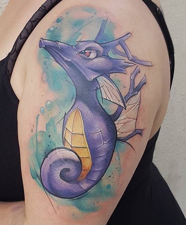 Seahorse Tattoo by Jorell