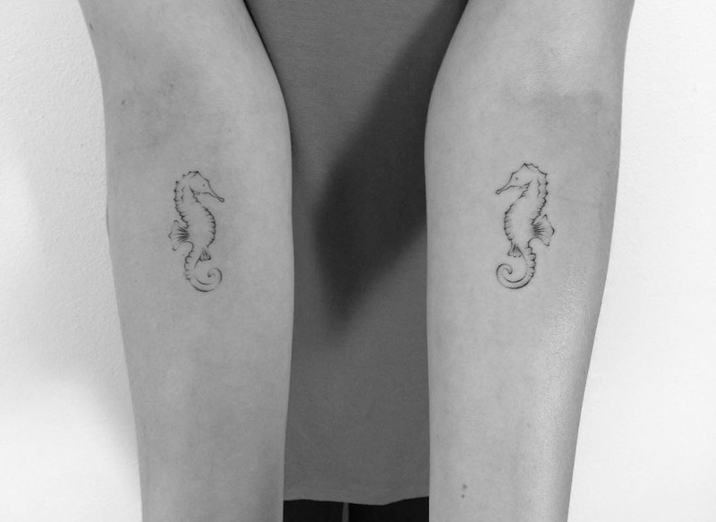 Seahorse Tattoo by Lara Maju