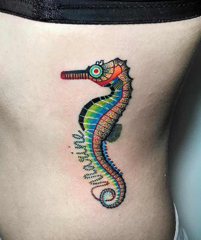 Seahorse Tattoo by Nadya Natassya