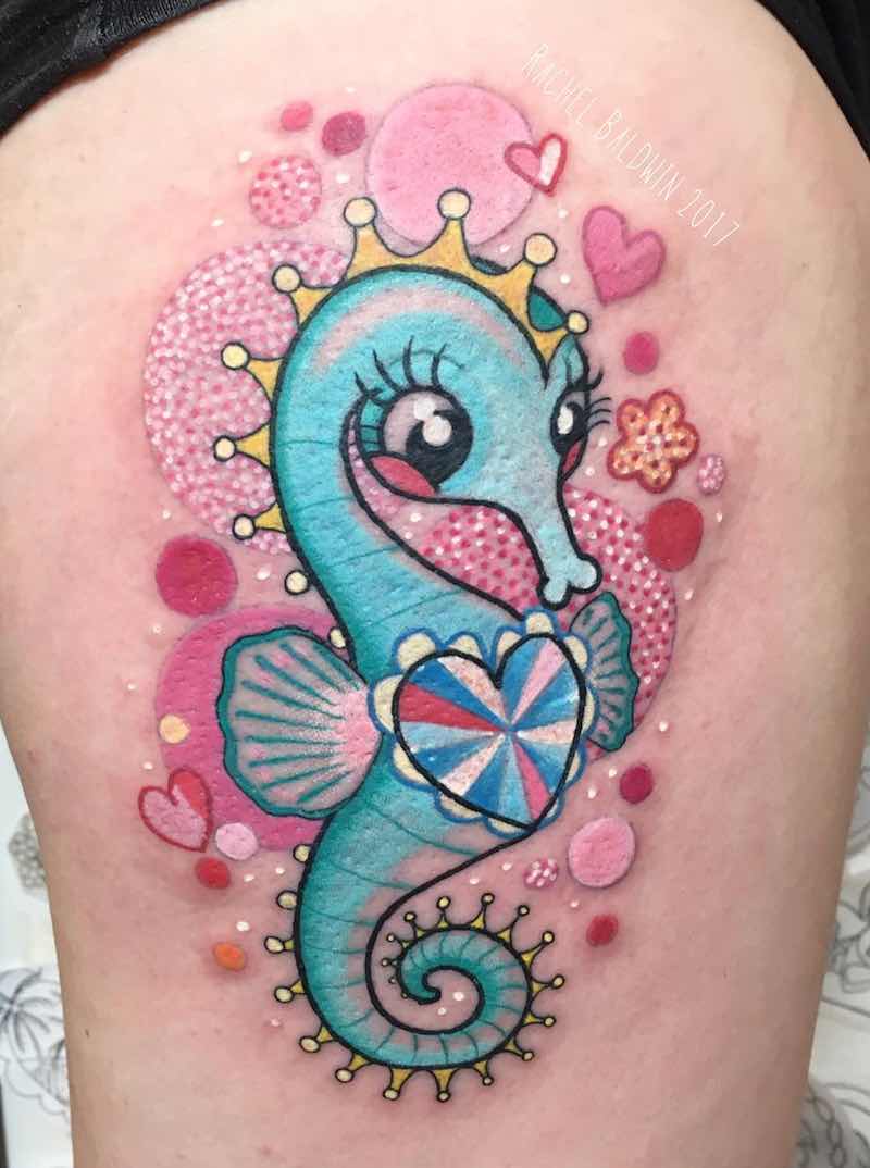 Seahorse Tattoo by Rachel Baldwin