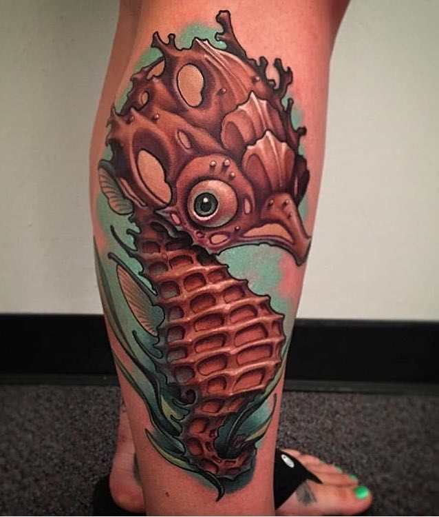 Seahorse Tattoo by Shawn Will