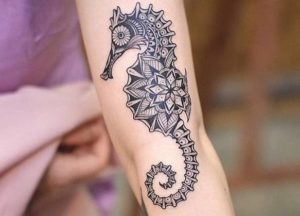 Seahorse Tattoo by Tattooist Grain