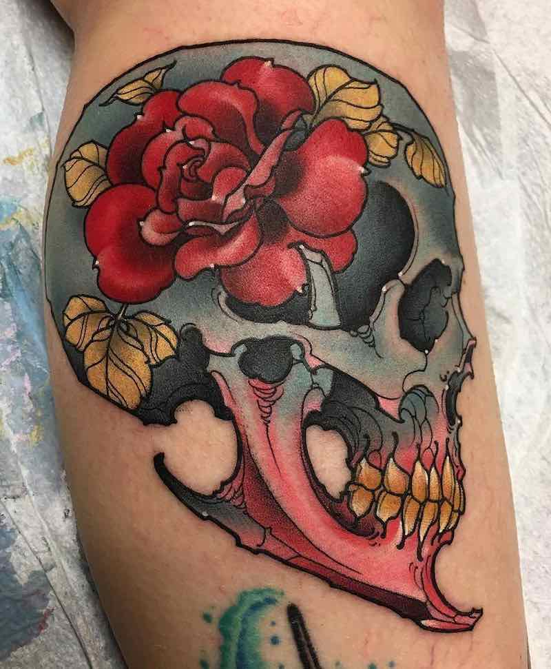 Skull Tattoo by Byron Winkelman