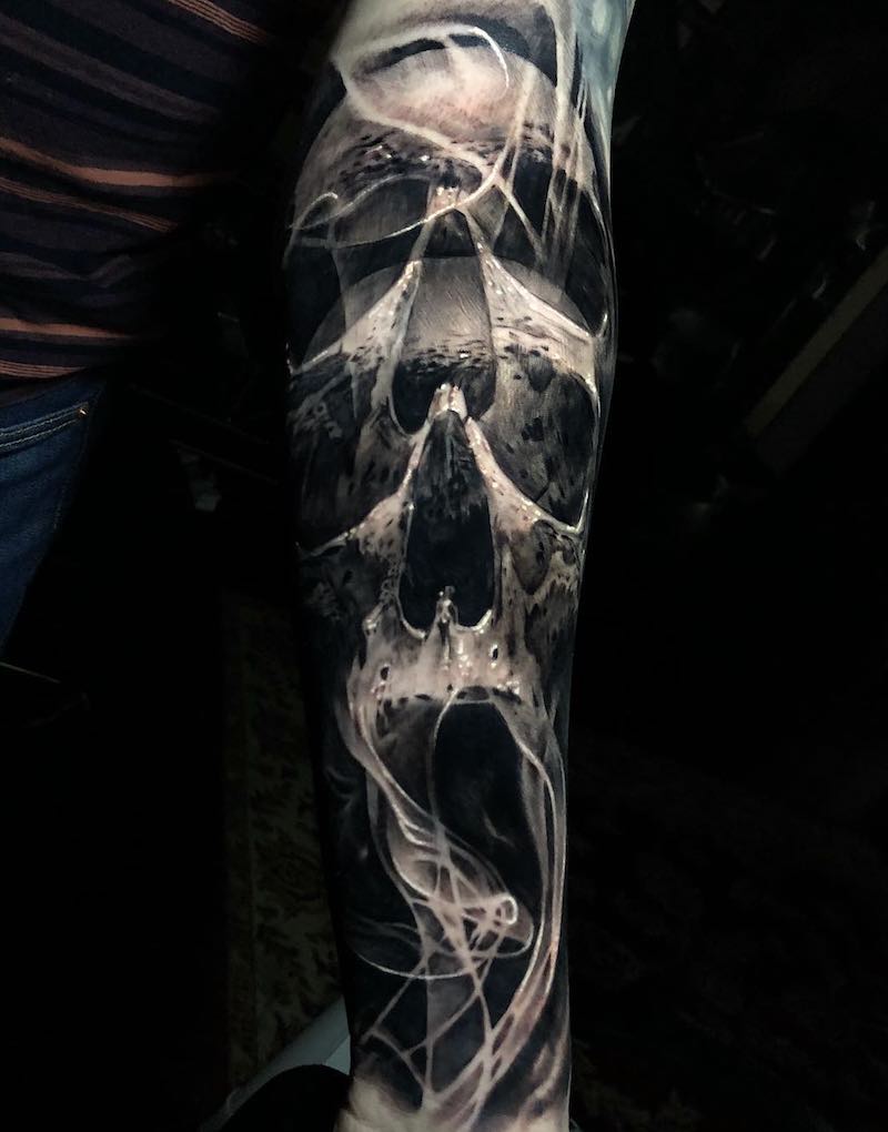 Skull Tattoo by Jak Connolly