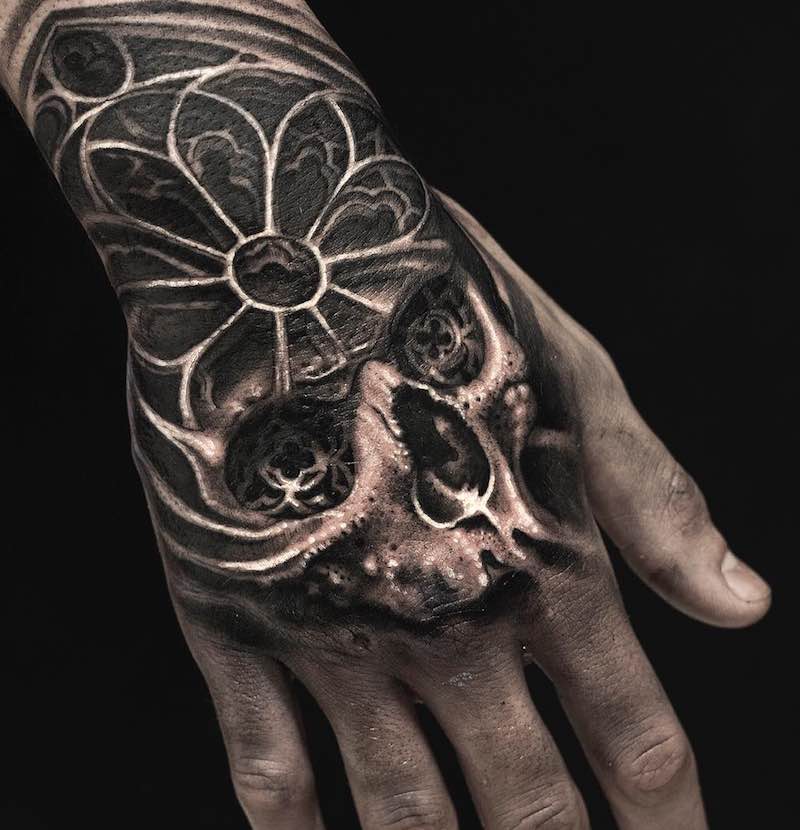 Skull Tattoo by Mumia