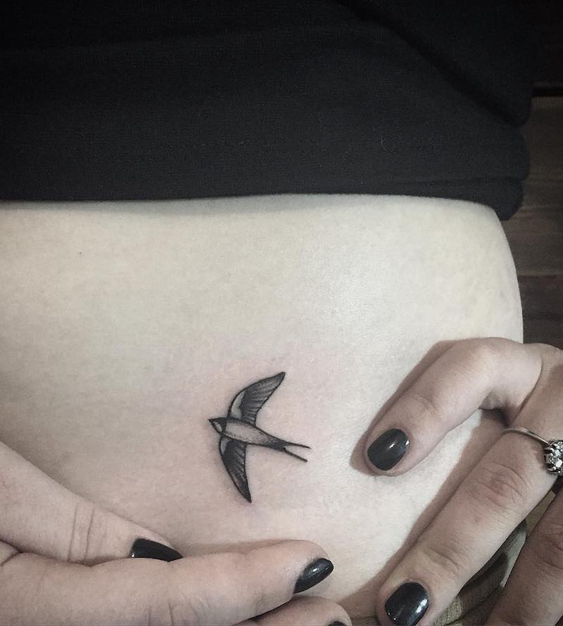 Swallow Tattoo by Anna Bravo-