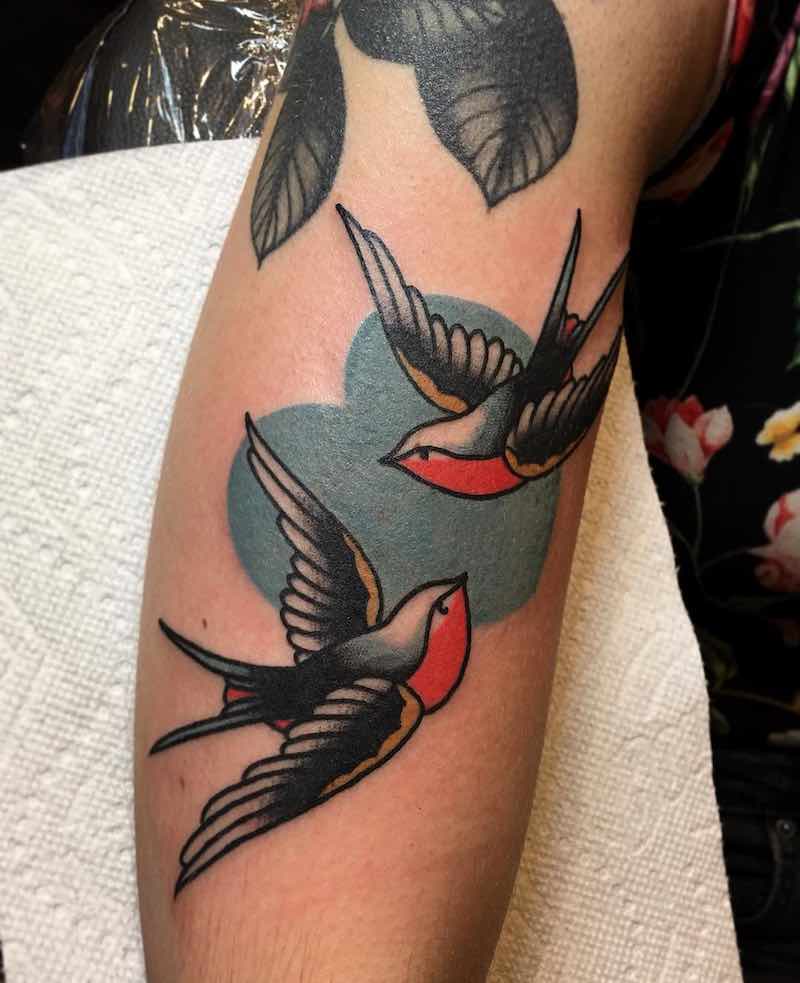 Swallow Tattoo by Cassie Lynn O Neal